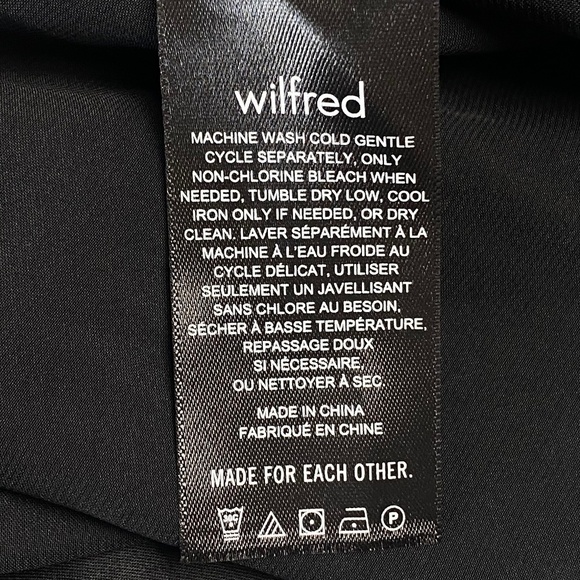 ARITZIA Wilfred Saturn Satin Midi Dress Elegant Comfortable in Black Size 2 - Picture 5 of 6